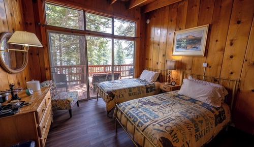 Habitación triple, vistas al lago