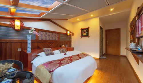 Habitación romántica doble, vistas a la montaña