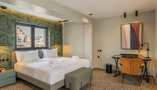 Habitación de lujo doble, balcón, vistas a la ciudad