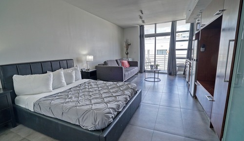 Suite estudio Confort, cocina básica, vistas a la playa