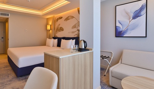 Habitación estándar con 2 camas individuales, vistas a la ciudad