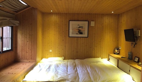 Cabaña básica, vistas al jardín