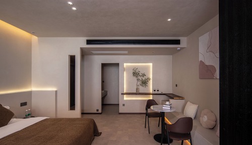 Suite estudio sénior, balcón, vistas al mar