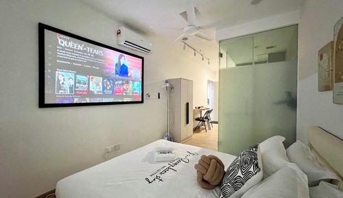 Estudio superior, 1 cama de matrimonio