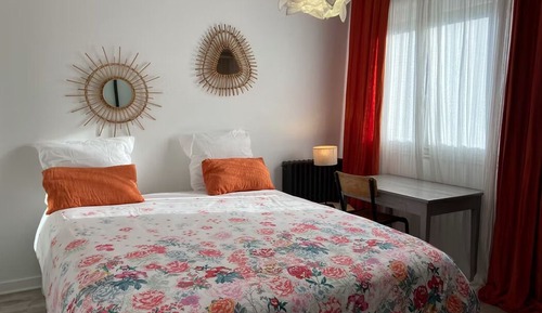 Dúplex Deluxe, 1 cama doble, no fumadores, vistas al jardín