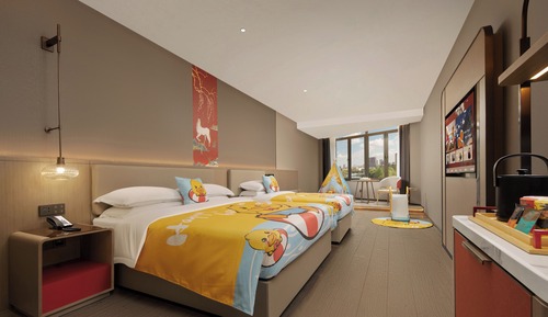 Habitación familiar con 2 camas individuales