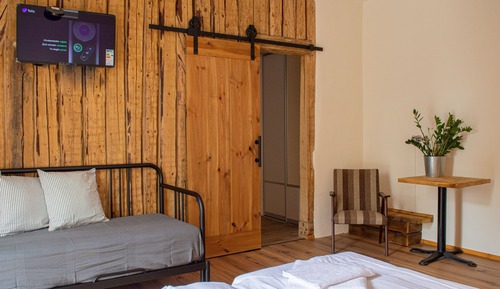 Habitación triple Confort, balcón, vistas al parque