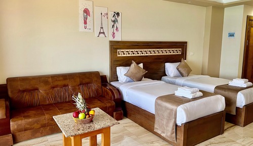 Habitación básica doble de uso individual, vistas al mar