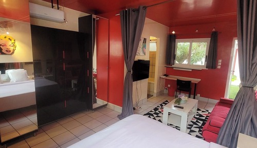 Habitación Deluxe doble, bañera, vistas al jardín