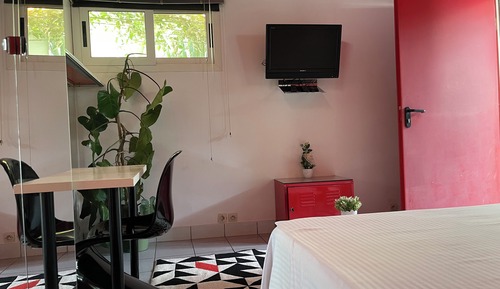 Estudio Deluxe, 1 cama de matrimonio grande