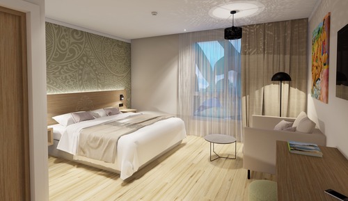 Estudio clásico, vistas a la ciudad