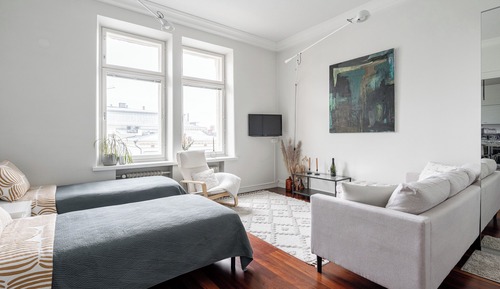 Apartamento básico, vistas a la ciudad