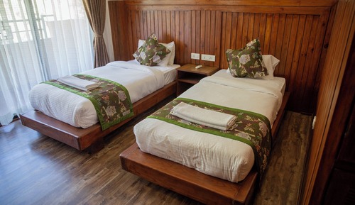 Habitación Deluxe con 2 camas individuales, vistas a la ciudad