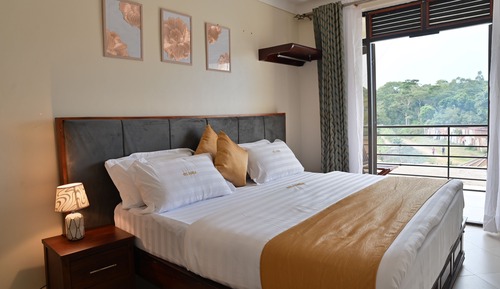 Habitación estándar doble, balcón, vistas al lago