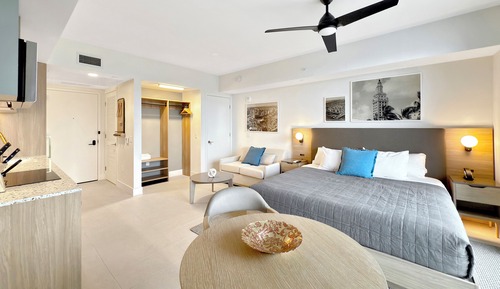 Suite estudio panorámica, vistas a la bahía