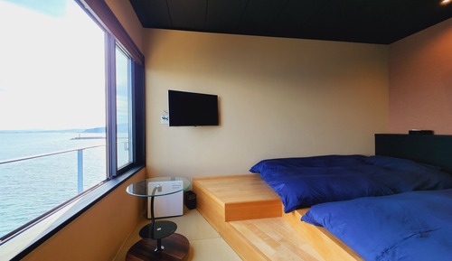 Habitación cuádruple superior, no fumadores, vistas al mar