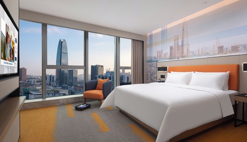Habitación Business individual, vistas a la ciudad