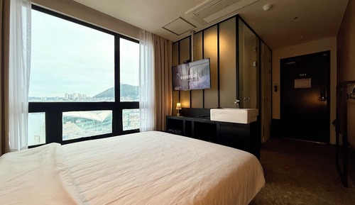 Habitación doble, vistas al puerto