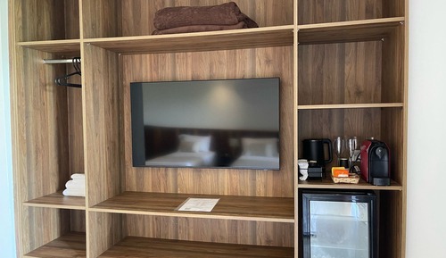 Habitación triple, vistas al mar