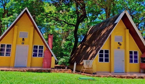 Violet Chalet, View of the Itiquira Waterfall