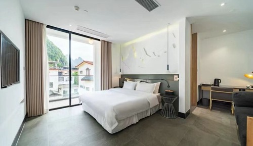 Habitación Confort doble, balcón, vistas a la montaña