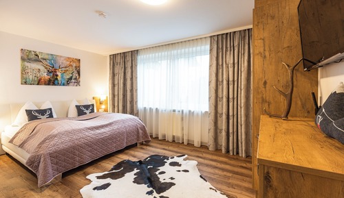 Apartamento Confort, 1 cama de matrimonio con sofá cama, cocina, vistas a la montaña