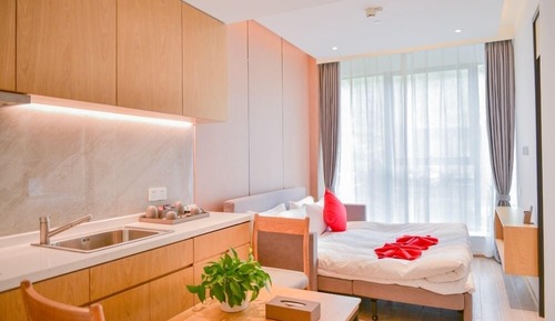 Estudio, 1 cama de matrimonio