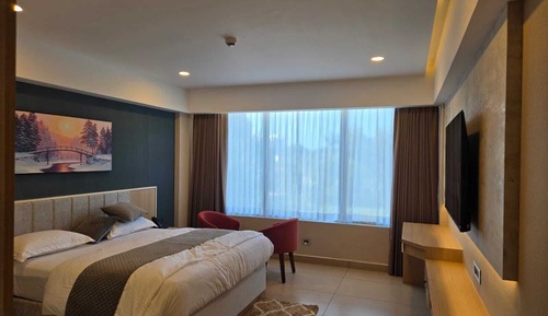 Habitación superior, 1 cama de matrimonio grande, baño privado, vistas a la montaña