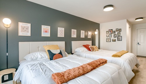 Habitación individual, 2 camas de matrimonio, no fumadores, microondas