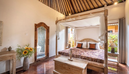 Villa de luna de miel, vistas a la piscina