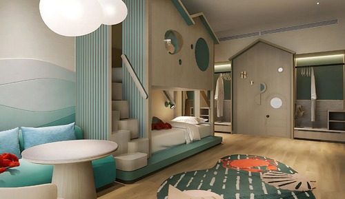 Family Room, 2 Bedrooms