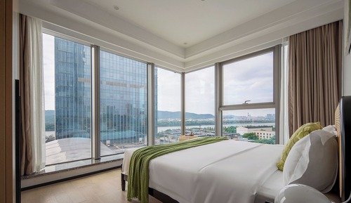 Suite estudio exclusiva, vistas a la ciudad