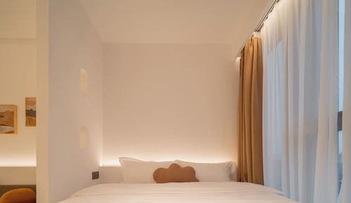 Habitación sénior con 2 camas individuales, vistas a la ciudad