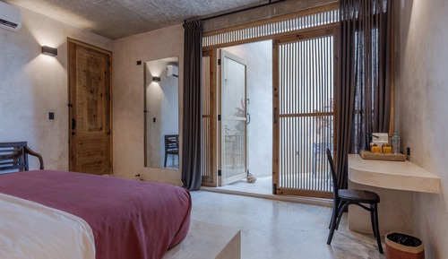 Habitación Grand, balcón, vistas parciales al mar