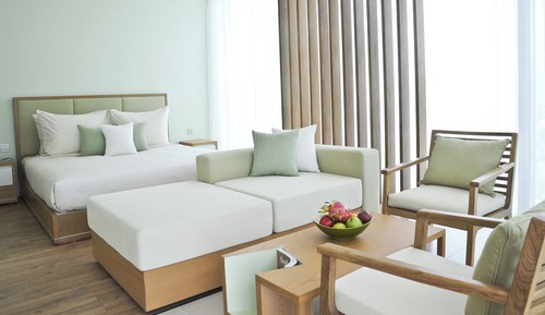 Suite Estudio Business, cocina, vistas a la playa