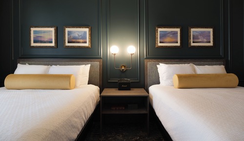 Habitación doble, 2 camas de matrimonio, no fumadores, vistas a la ciudad