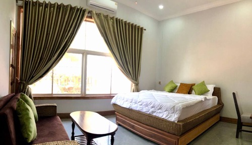 Habitación Deluxe doble, 1 habitación, vistas al jardín