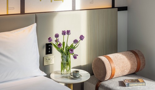 Habitación estándar, 1 cama de matrimonio grande, vistas a la ciudad