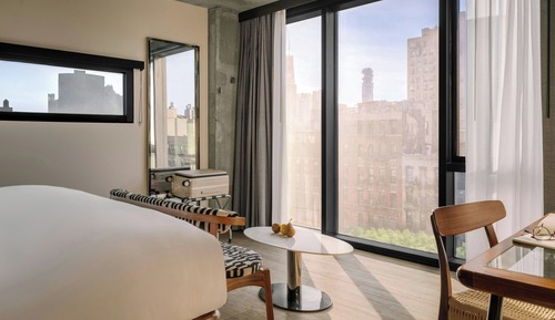 Habitación, 1 cama de matrimonio grande, vistas a la ciudad