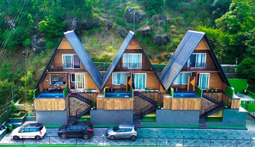 Villa de lujo, vistas a la colina