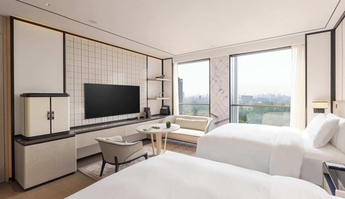 Habitación Premier, 2 camas dobles (view)