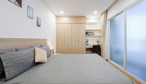 Apartamento Deluxe, balcón