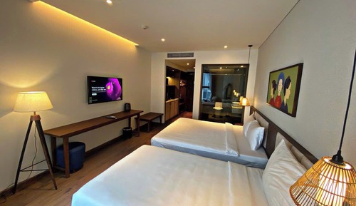 Habitación triple Deluxe, vistas a la playa