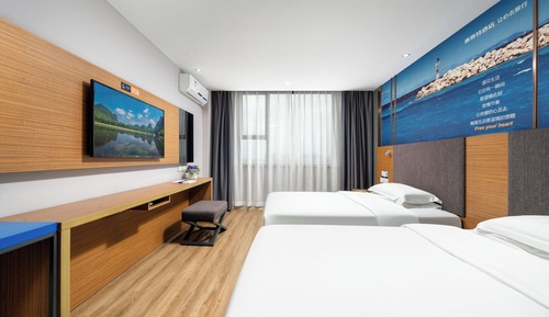 Habitación Deluxe con 2 camas individuales, lanai