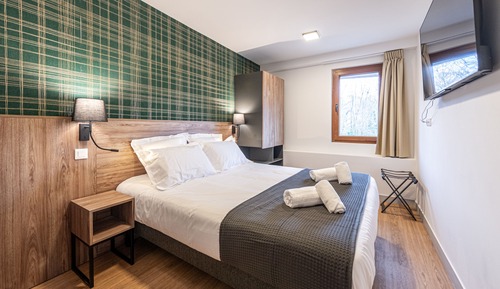 Habitación doble, baño privado