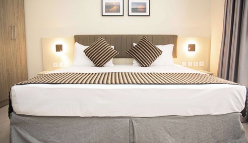 Suite Deluxe, 1 cama de matrimonio grande, no fumadores, vistas al lago (Living Room)