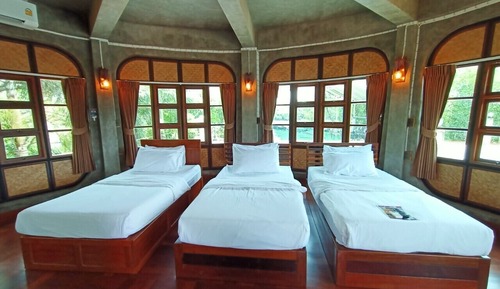 Habitación triple Deluxe, no fumadores, vistas al río