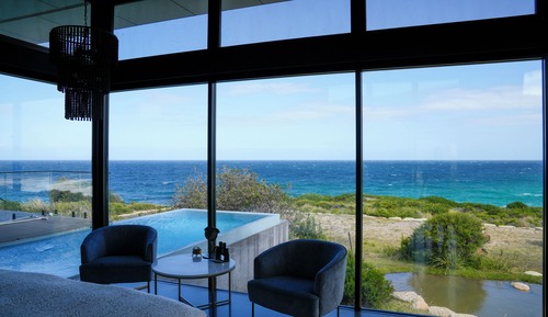 Casa de lujo, 3 habitaciones, piscina privada, vistas a la bahía