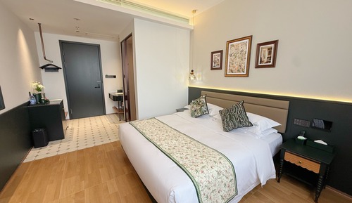 Habitación individual Deluxe, balcón, vistas a la ciudad