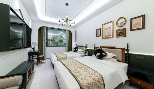 Habitación clásica con 2 camas individuales, 2 camas de matrimonio